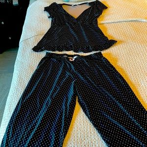 Marilyn Monroe polka dot pajama set